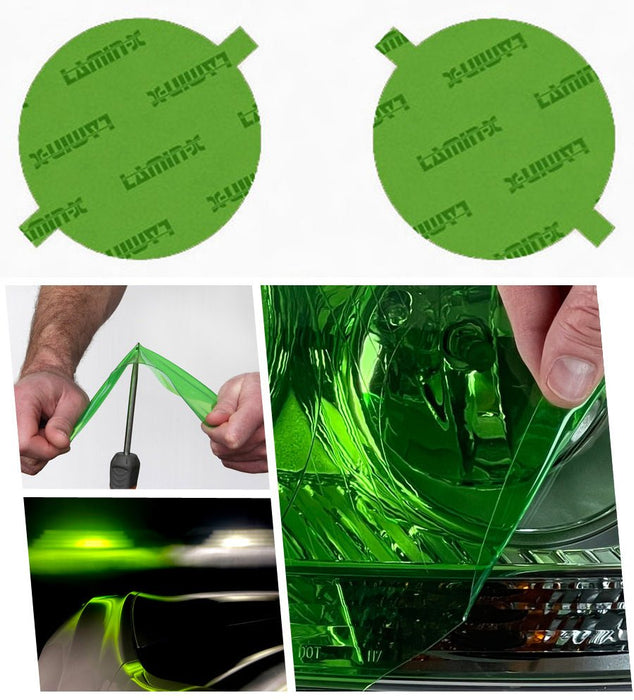 Lamin - X Fog Light Overlays 1998 - 2001 Impreza - S105GR - Subimods.com