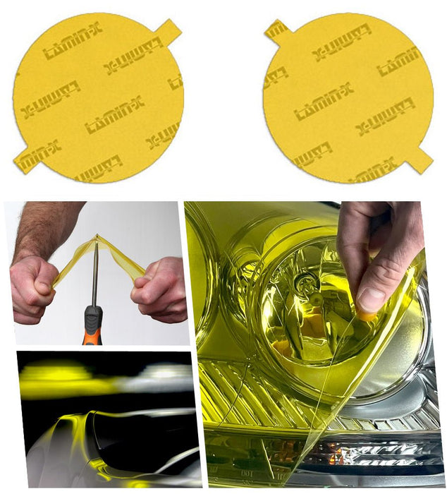 Lamin - X Fog Light Overlays 1998 - 2001 Impreza - S105Y - Subimods.com
