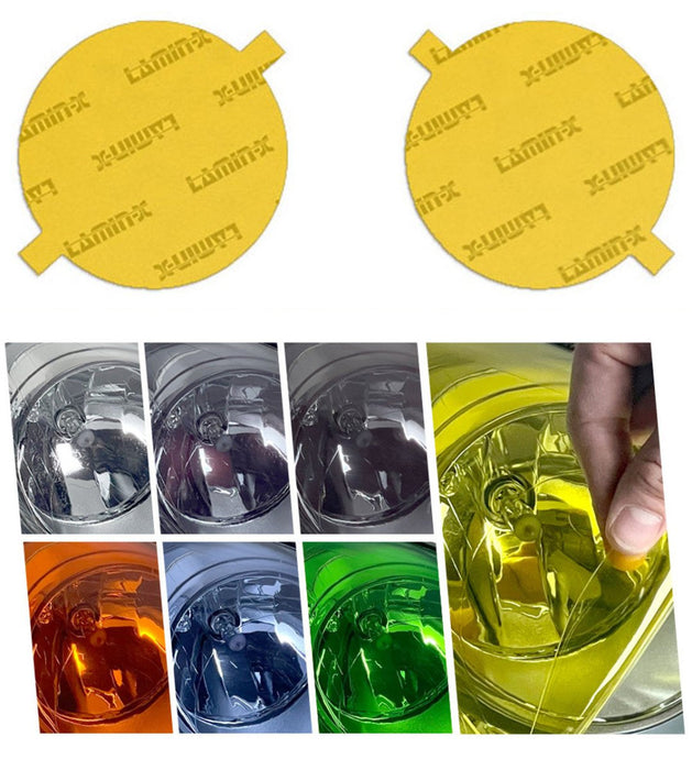 Lamin - X Fog Light Overlays 2002 - 2003 WRX - S101Y - Subimods.com
