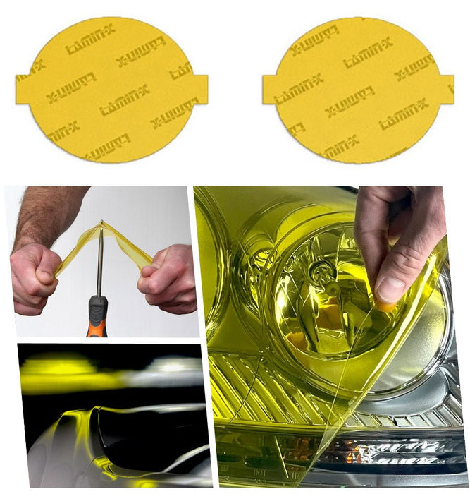 Lamin - X Fog Light Overlays 2003 - 2005 Forester - S108Y - Subimods.com