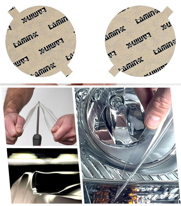 Lamin - X Fog Light Overlays 2003 - 2006 Baja - S121CL - Subimods.com