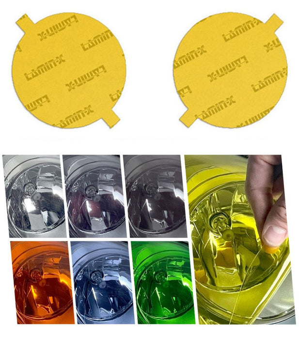 Lamin - X Fog Light Overlays 2003 - 2006 Baja - S121Y - Subimods.com