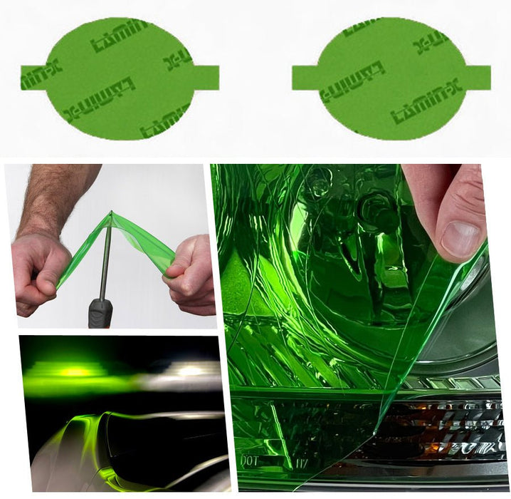 Lamin - X Fog Light Overlays 2004 - 2005 WRX / 2004 - 2005 STI - S104-1GR - Subimods.com