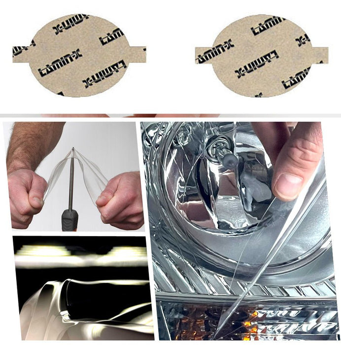 Lamin - X Fog Light Overlays 2005 - 2007 Legacy - S109CL - Subimods.com
