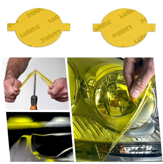 Lamin - X Fog Light Overlays 2005 - 2007 Legacy - S109Y - Subimods.com