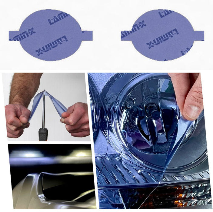 Lamin - X Fog Light Overlays 2006 - 2007 WRX - S114B - Subimods.com