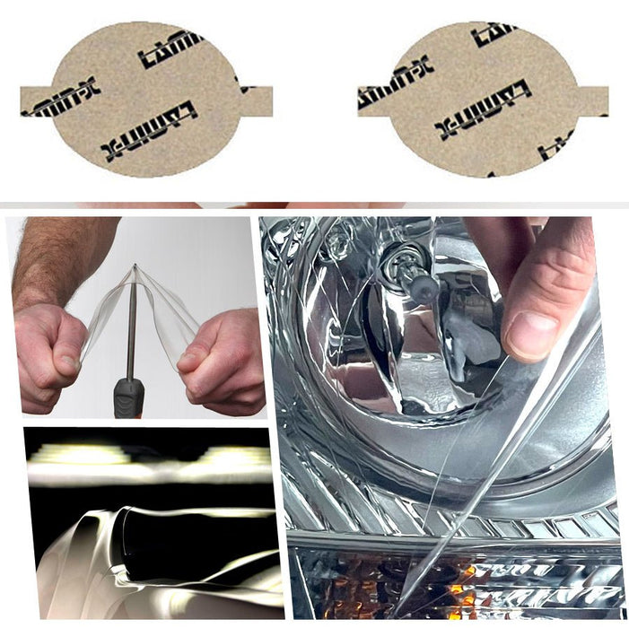 Lamin - X Fog Light Overlays 2006 - 2007 WRX - S114CL - Subimods.com