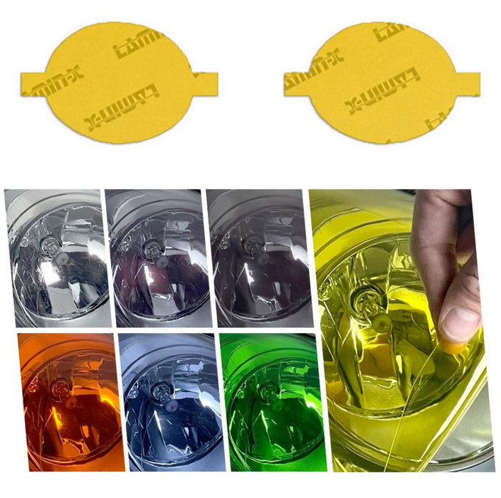 Lamin - X Fog Light Overlays 2006 - 2007 WRX - S114Y - Subimods.com