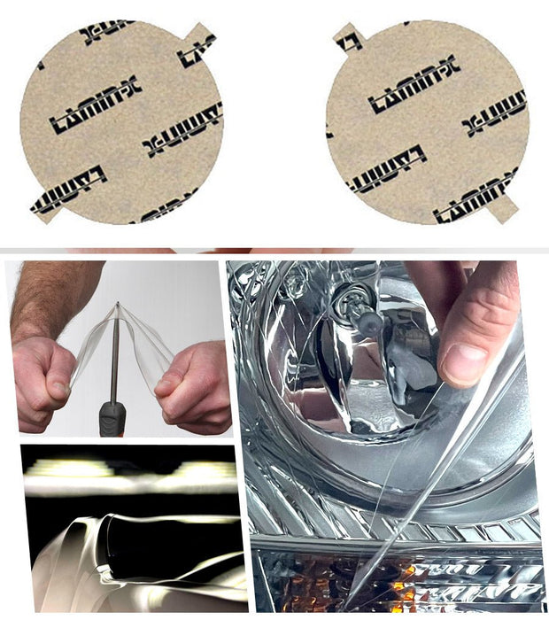Lamin - X Fog Light Overlays 2006 - 2008 Forester - S115CL - Subimods.com