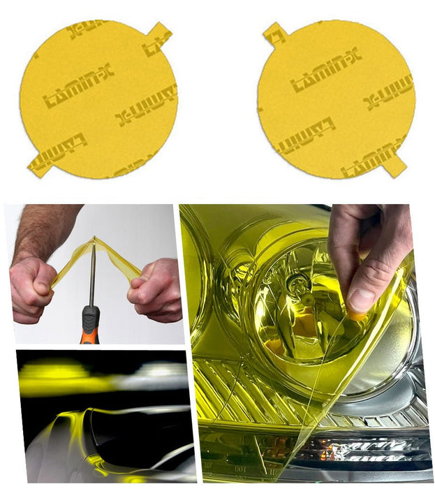 Lamin - X Fog Light Overlays 2006 - 2008 Forester - S115Y - Subimods.com