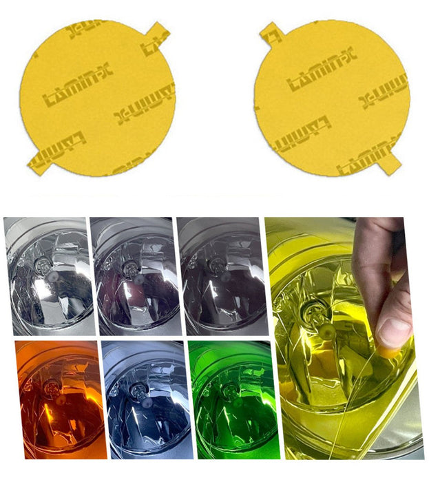 Lamin - X Fog Light Overlays 2006 - 2008 Forester - S115Y - Subimods.com