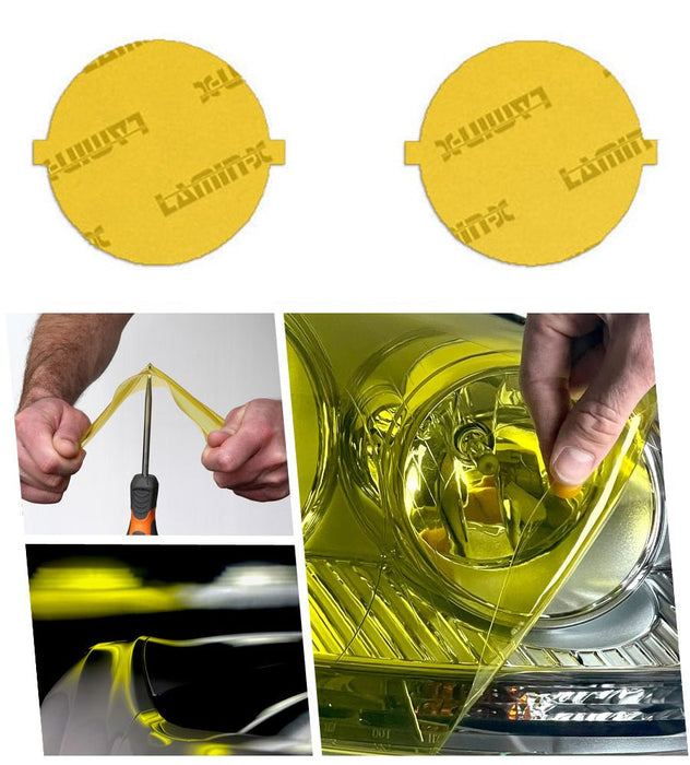 Lamin - X Fog Light Overlays 2008 - 2009 Legacy - S117Y - Subimods.com