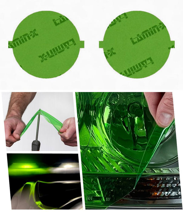Lamin - X Fog Light Overlays 2008 - 2011 Impreza - S124GR - Subimods.com