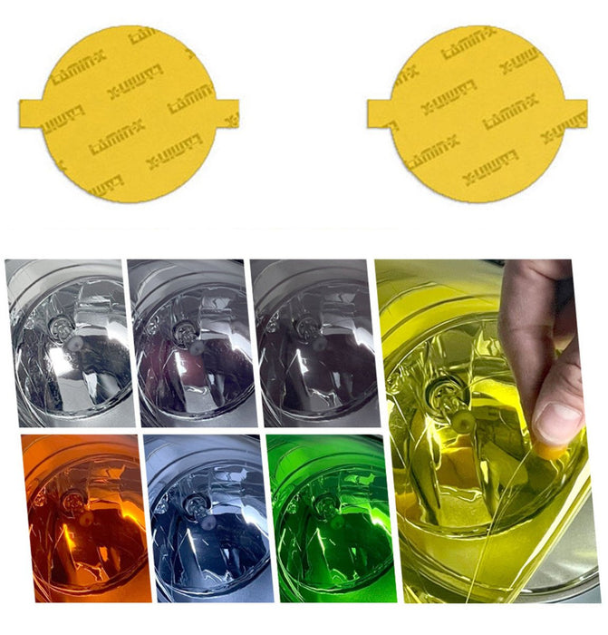 Lamin - X Fog Light Overlays 2008 - 2011 Impreza - S124Y - Subimods.com