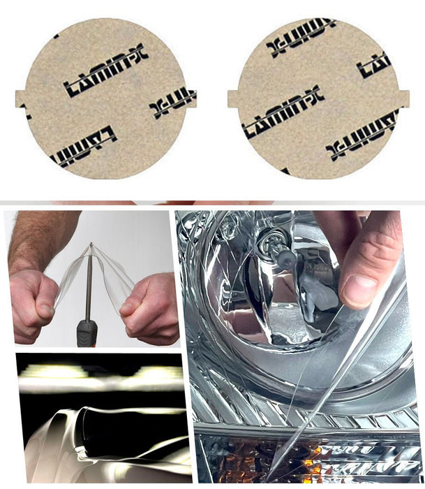 Lamin - X Fog Light Overlays 2008 - 2011 Outback Sport - S424CL - Subimods.com