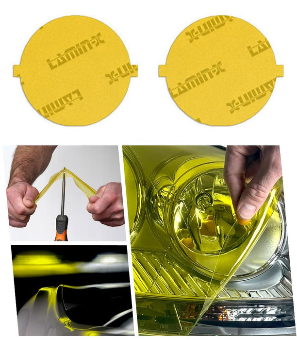 Lamin - X Fog Light Overlays 2008 - 2011 Outback Sport - S424Y - Subimods.com