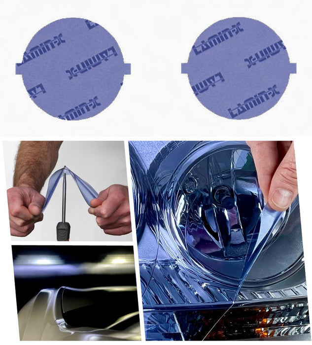 Lamin - X Fog Light Overlays 2008 - 2014 STI - S116B - Subimods.com