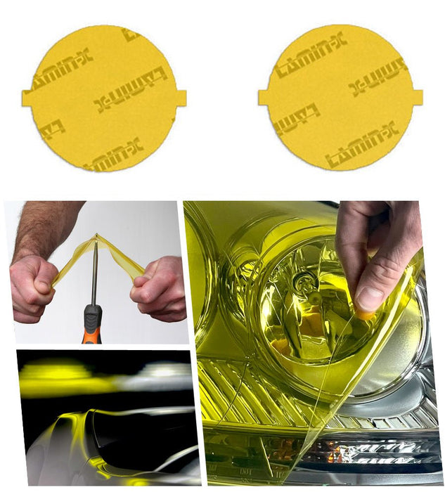 Lamin - X Fog Light Overlays 2008 - 2014 STI - S116Y - Subimods.com