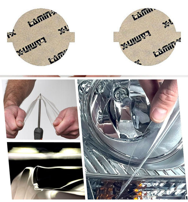 Lamin - X Fog Light Overlays 2010 - 2012 Outback - S123CL - Subimods.com