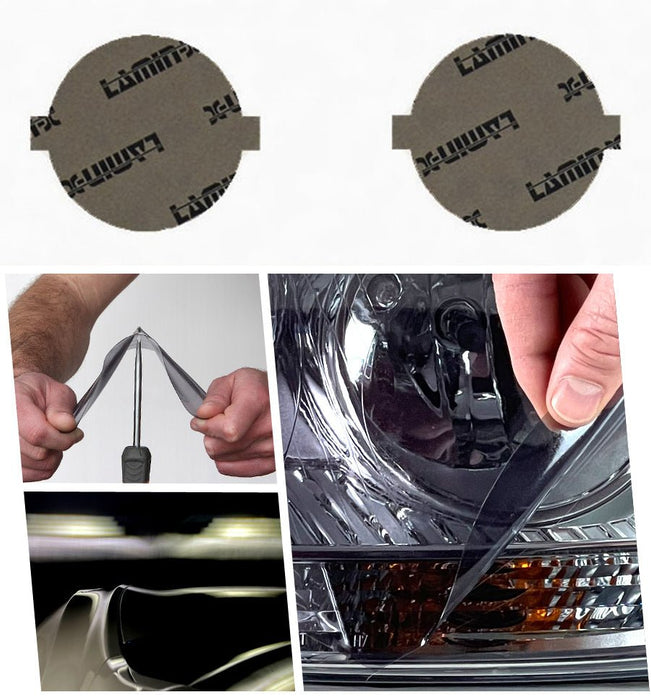 Lamin - X Fog Light Overlays 2010 - 2012 Outback - S123T - Subimods.com