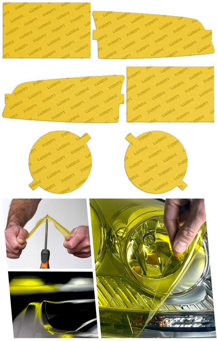 Lamin - X Headlight and Fog Light Overlays 1998 - 2001 Impreza - S005YY - Subimods.com