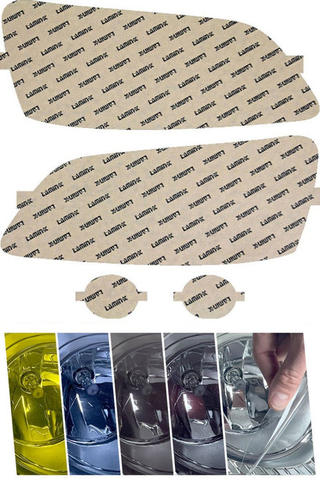 Lamin - X Headlight and Fog Light Overlays 2000 - 2004 Legacy - S006BY - Subimods.com