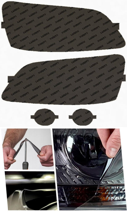 Lamin - X Headlight and Fog Light Overlays 2000 - 2004 Legacy - S006GSY - Subimods.com