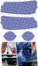 Lamin - X Headlight and Fog Light Overlays 2003 - 2005 Forester - S008BY - Subimods.com