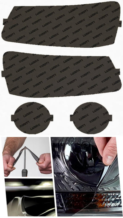 Lamin - X Headlight and Fog Light Overlays 2003 - 2005 Forester - S008GSY - Subimods.com
