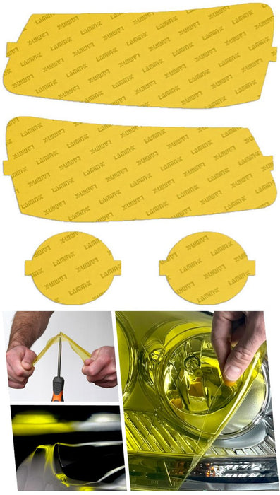Lamin - X Headlight and Fog Light Overlays 2003 - 2005 Forester - S008YY - Subimods.com