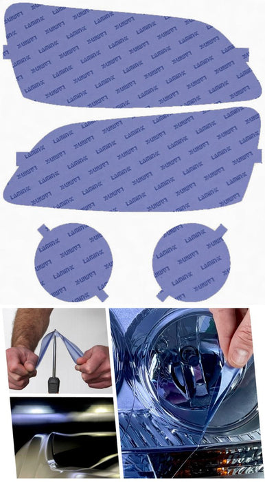 Lamin - X Headlight and Fog Light Overlays 2003 - 2006 Baja - S021BY - Subimods.com