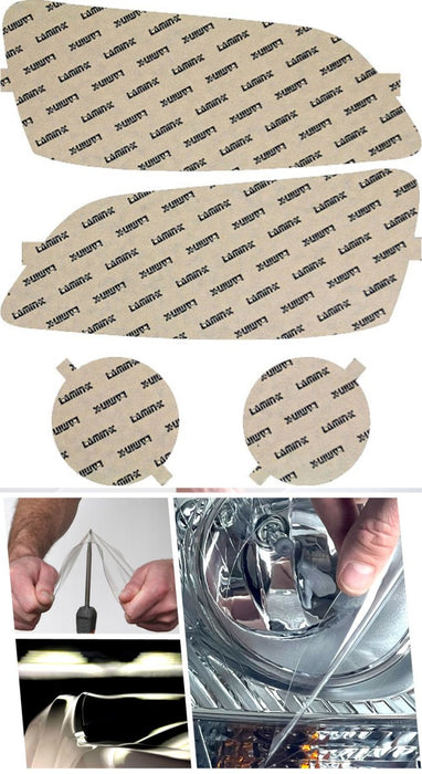 Lamin - X Headlight and Fog Light Overlays 2003 - 2006 Baja - S021CLY - Subimods.com