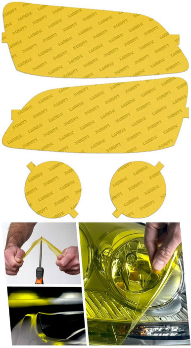 Lamin - X Headlight and Fog Light Overlays 2003 - 2006 Baja - S021YY - Subimods.com