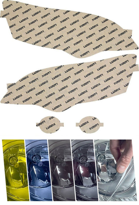 Lamin - X Headlight and Fog Light Overlays 2005 - 2007 Legacy - S009BY - Subimods.com