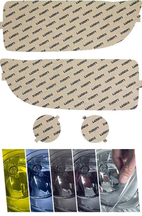 Lamin - X Headlight and Fog Light Overlays 2006 - 2008 Forester - S015BY - Subimods.com