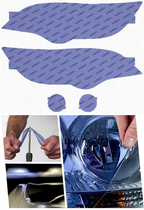 Lamin - X Headlight and Fog Light Overlays 2008 - 2009 Legacy - S017BY - Subimods.com