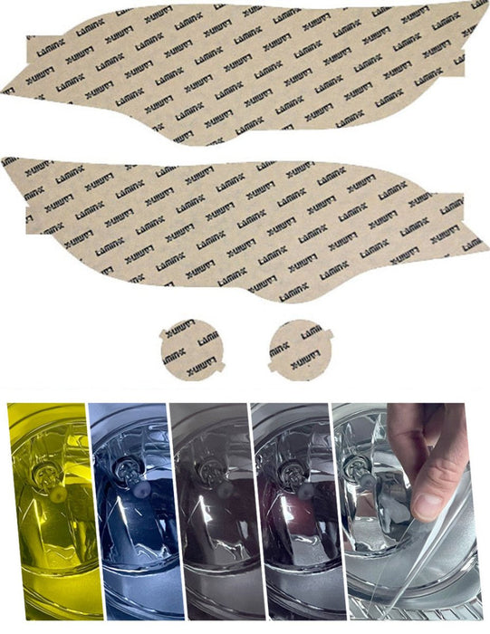 Lamin - X Headlight and Fog Light Overlays 2008 - 2009 Legacy - S017BY - Subimods.com