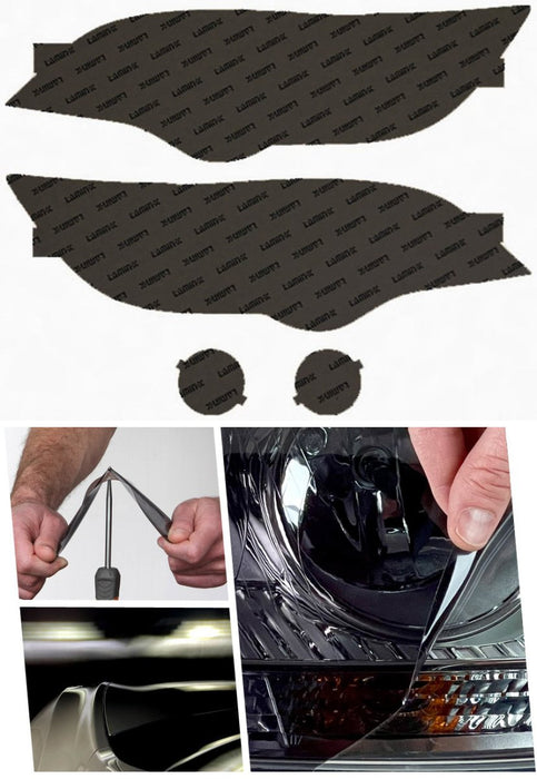 Lamin - X Headlight and Fog Light Overlays 2008 - 2009 Legacy - S017GSY - Subimods.com
