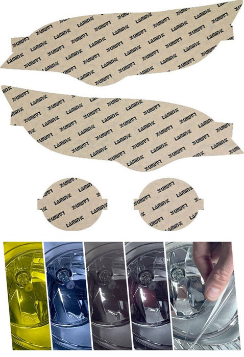 Lamin - X Headlight and Fog Light Overlays 2008 - 2009 Outback - S019BY - Subimods.com