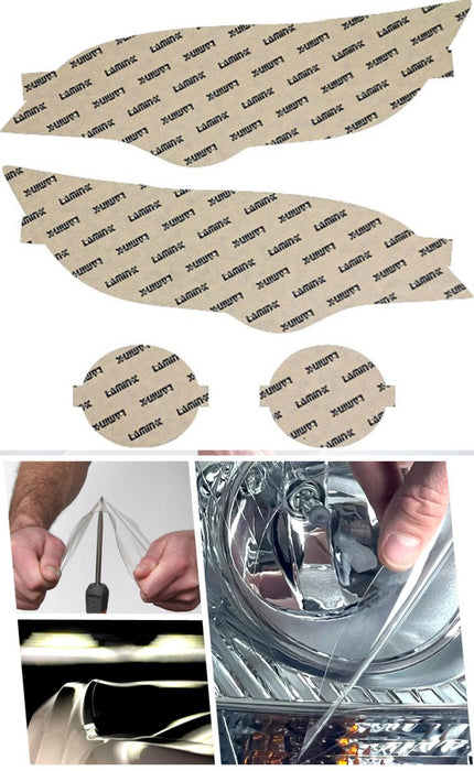 Lamin - X Headlight and Fog Light Overlays 2008 - 2009 Outback - S019CLY - Subimods.com