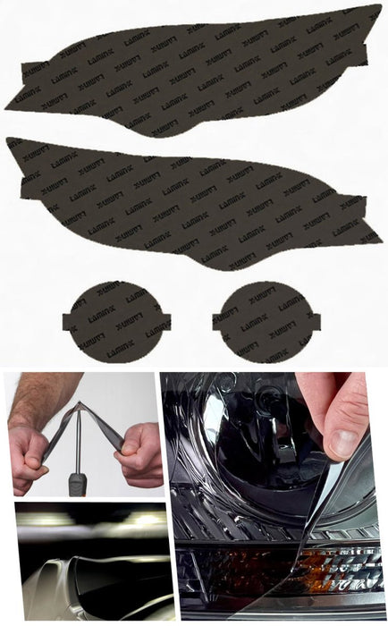 Lamin - X Headlight and Fog Light Overlays 2008 - 2009 Outback - S019GSY - Subimods.com