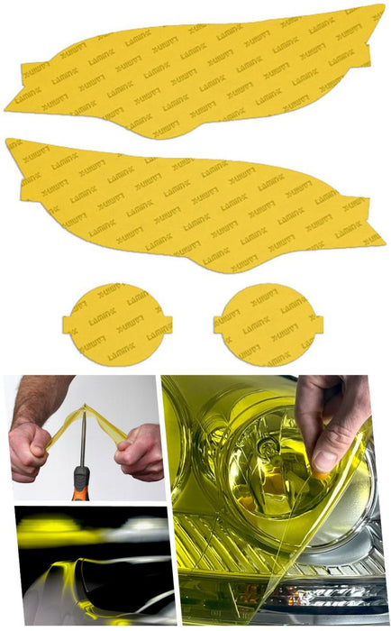 Lamin - X Headlight and Fog Light Overlays 2008 - 2009 Outback - S019YY - Subimods.com