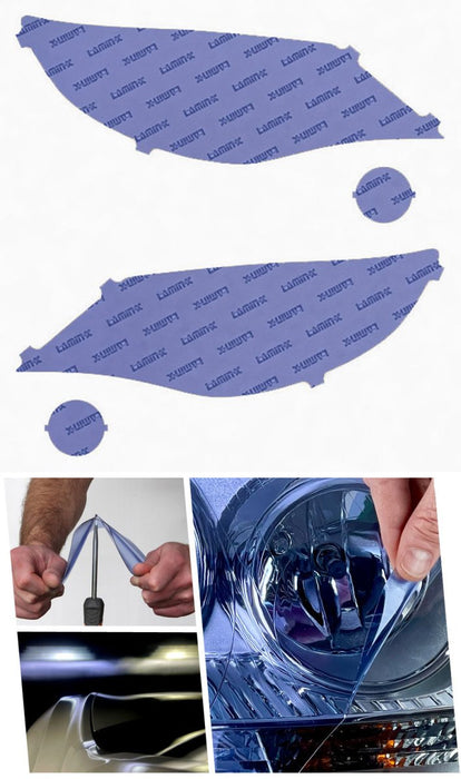 Lamin - X Headlight and Fog Light Overlays 2008 - 2011 Impreza - S024BY - Subimods.com
