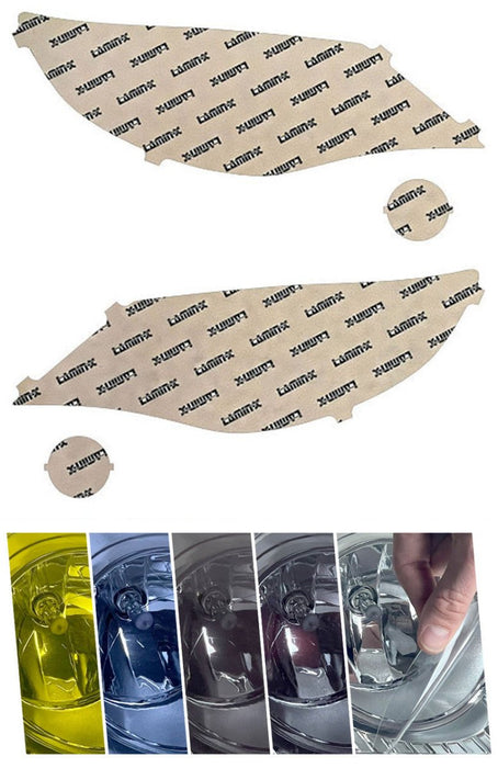 Lamin - X Headlight and Fog Light Overlays 2008 - 2011 Impreza - S024BY - Subimods.com