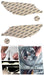 Lamin - X Headlight and Fog Light Overlays 2008 - 2011 Impreza - S024CLY - Subimods.com