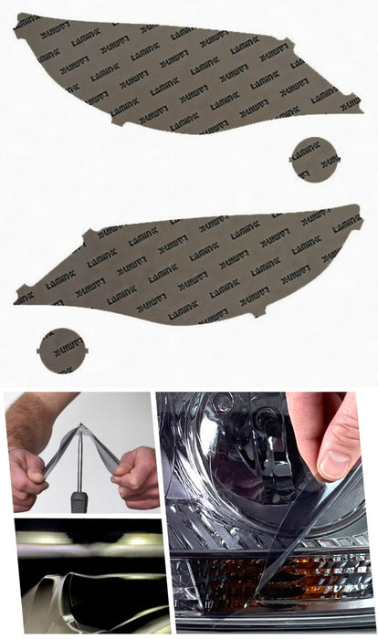 Lamin - X Headlight and Fog Light Overlays 2008 - 2011 Impreza - S024TY - Subimods.com