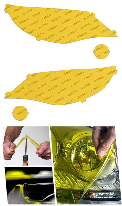 Lamin - X Headlight and Fog Light Overlays 2008 - 2011 Impreza - S024YY - Subimods.com
