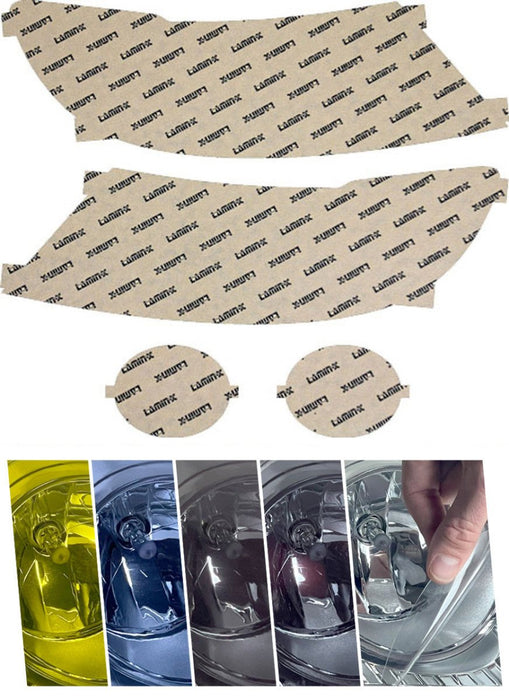 Lamin - X Headlight and Fog Light Overlays 2008 - 2014 Tribeca - S018BY - Subimods.com