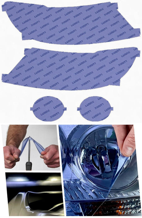 Lamin - X Headlight and Fog Light Overlays 2008 - 2014 Tribeca - S018BY - Subimods.com