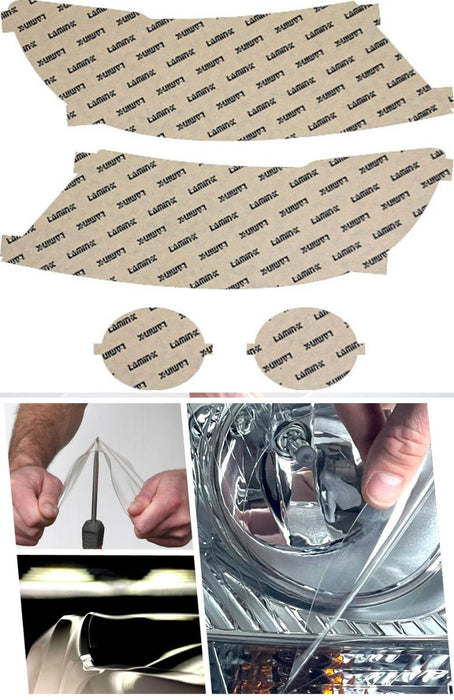 Lamin - X Headlight and Fog Light Overlays 2008 - 2014 Tribeca - S018CLY - Subimods.com